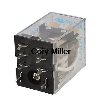 

DC 24V Coil 10A 240VAC 28VDC DPDT Electromagnetic Relay JQX-13F2ZA New