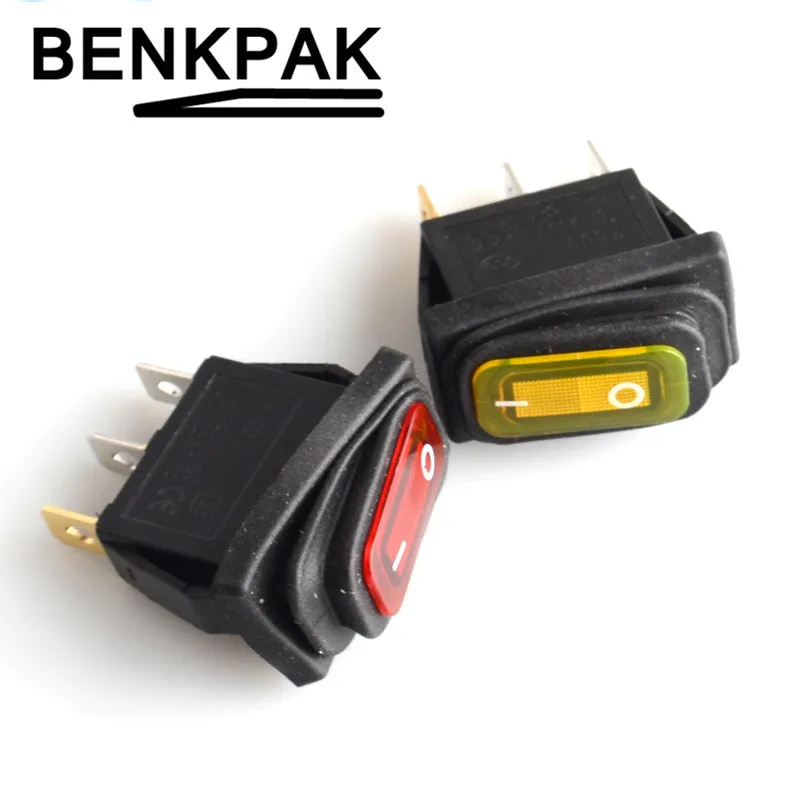

KCD3 Waterproof Rocker Switch 15A 250V Boat rocker switch 3 Pin/2Pin ON OFF