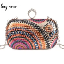 Дамский клатч кошелек вечерние сумки Клатчи Свадебные вечерние роскошные сумки женские сумки дизайнерские высококачественные сумки на плечо ZD1298