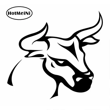 

HotMeiNi 11*10CM Bull Tattoo Cartoon Car-Styling Motorcycle Vinyl Stickers Decals Oem Not Packaged Car Sticker