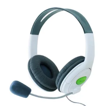 

Marsnaska 2016 New White & Black Contrast Color Headphone Headset with Microphone MIC for Xbox 360 Live Controller High Quality