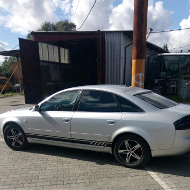 Gloss-Black-Side-Stripes-Skirt-Decals-Sticker-220cm-x-11-5cm-for-Mercedes-Benz-A-Class(3)