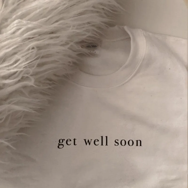 Get Well Soon Ariana Grande SWEETENER свитер с круглым вырезом для женщин Повседневный пуловер с длинным рукавом Толстовка спасибо следующий