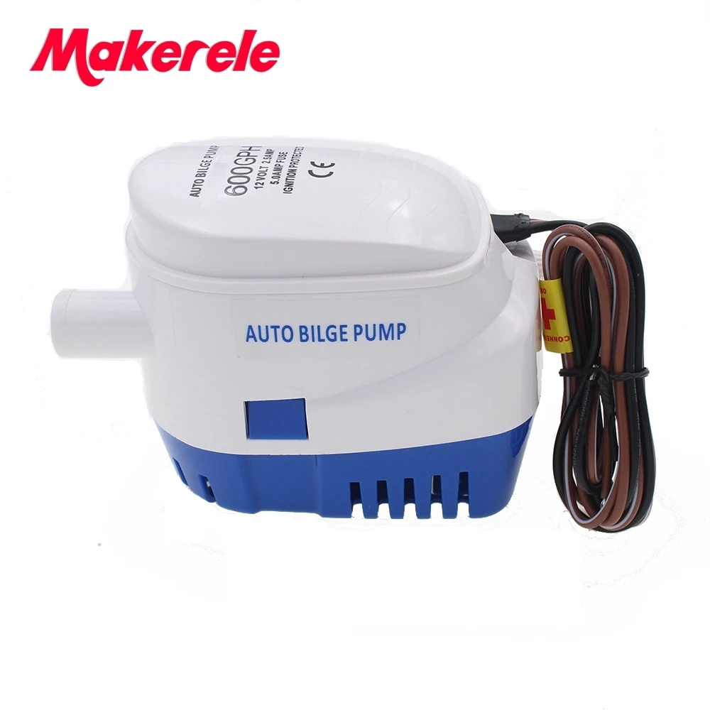 Бесплатная доставка 600GPH DC12V/24 V аксессуары Марин автоматический ТРЮМНЫЙ авто