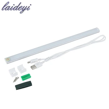 

USB Touch Sensor Strip Dimmable LED Bar Lamp Under Shelf Desk Light For Bedroom Bedside Closet Cabinet Bathroom Pure White