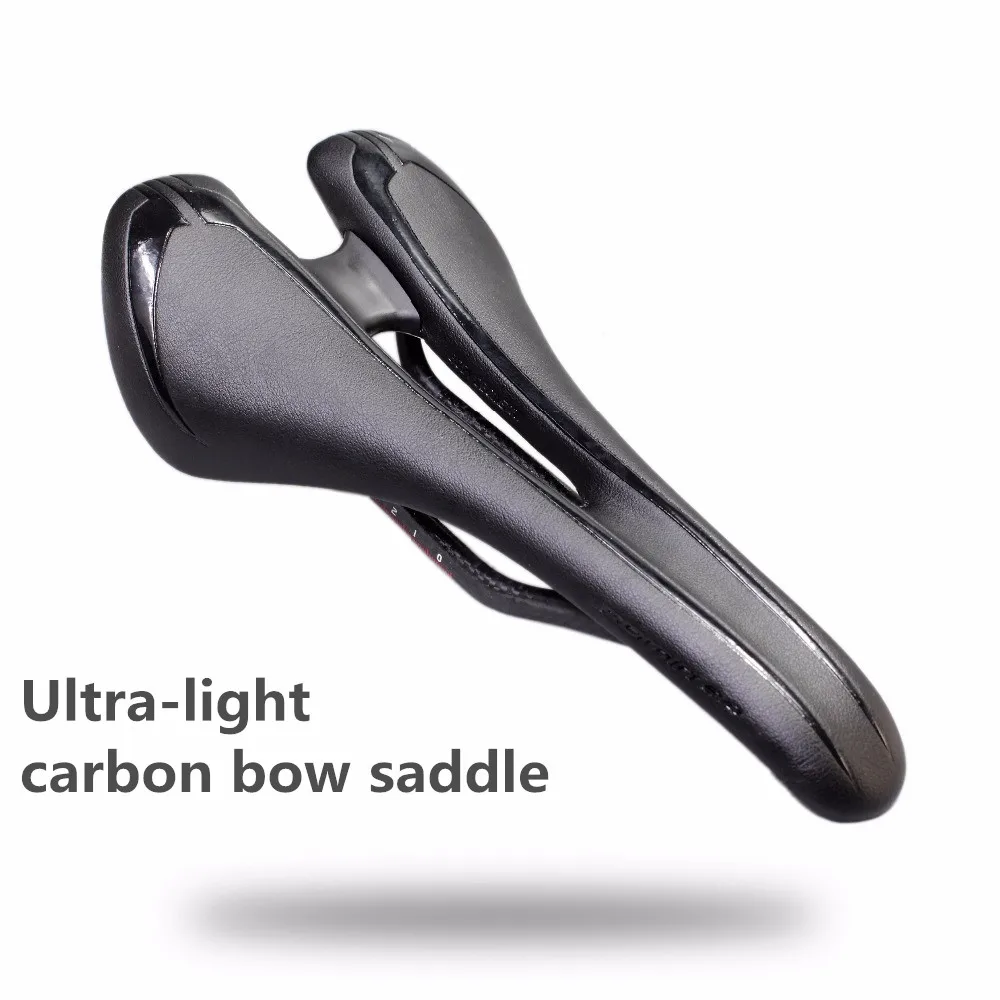Fibra de Carbono Novo Design Leve Completo Arco Evo Esponja Mtb Estrada Bicicleta Assento Almofada Sela Oco