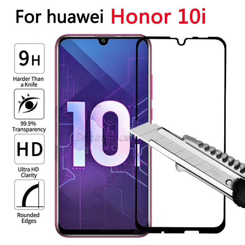 Полное покрытие из закаленного стекла для huawei Y5 Y6 Y7 Pro Y9 P Smart Honor 10i 20i 8S 8A 8C 8X MAX ультра тонкий защитный экран пленка