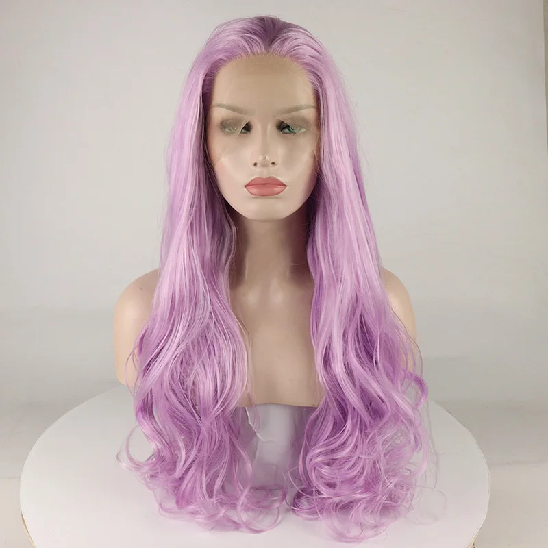 Fantasy Beauty Pink Natural Straight Lace Front Wigs with Baby Hair