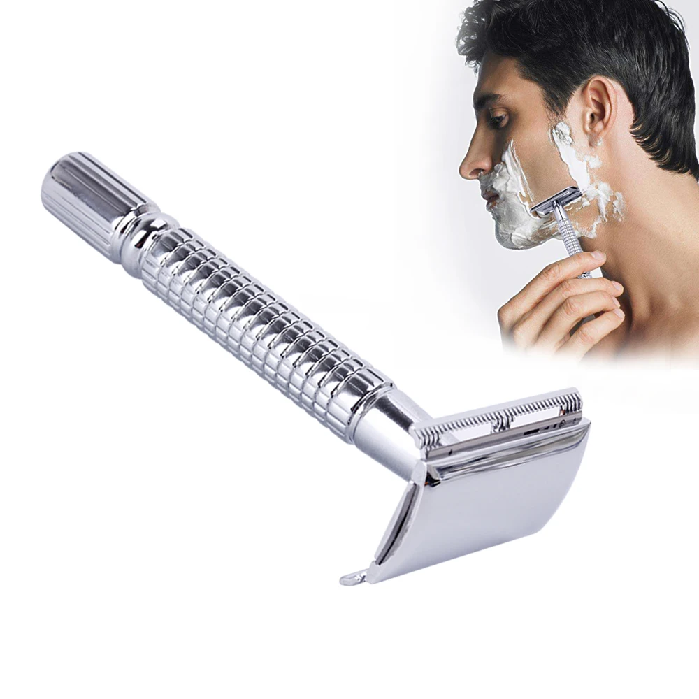 Safety Double Edge Razor For Men Barber Straight Razor Men's Shaving