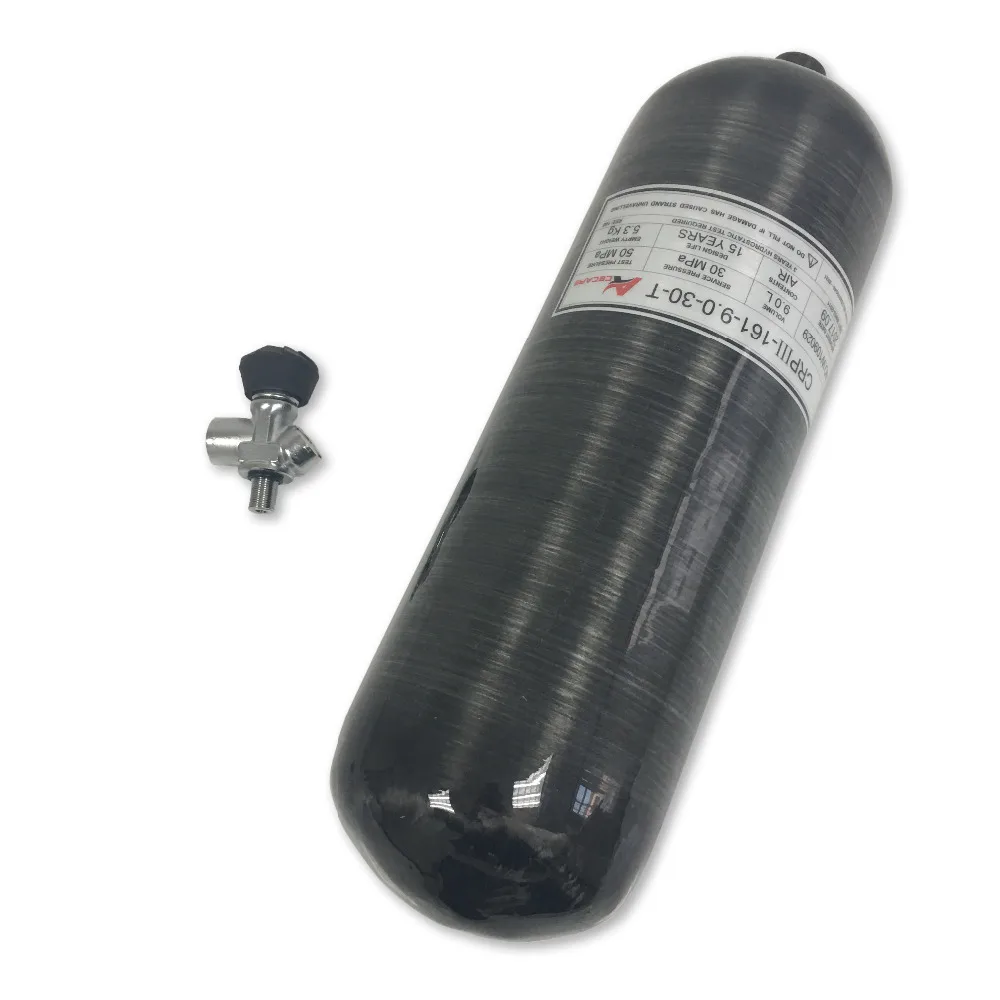 AC30931 9L GB черный цилиндр для дайвинга кислородный баллон Airforce Condor Pcp Bucking Airsoft