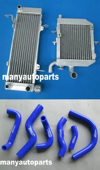 

Aluminum radiator+BLUE hose FOR HONDA RVF400 NC35 or NC30 VFR400 lower with fan bracket