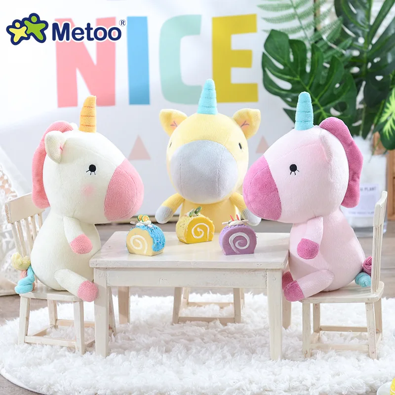 

Metoo Doll Cute Cartoon Horse Girls Baby Plush Stuffed Toys Soft Kawaii Lovely Animals For Kids Children Christmas Birthday Gift