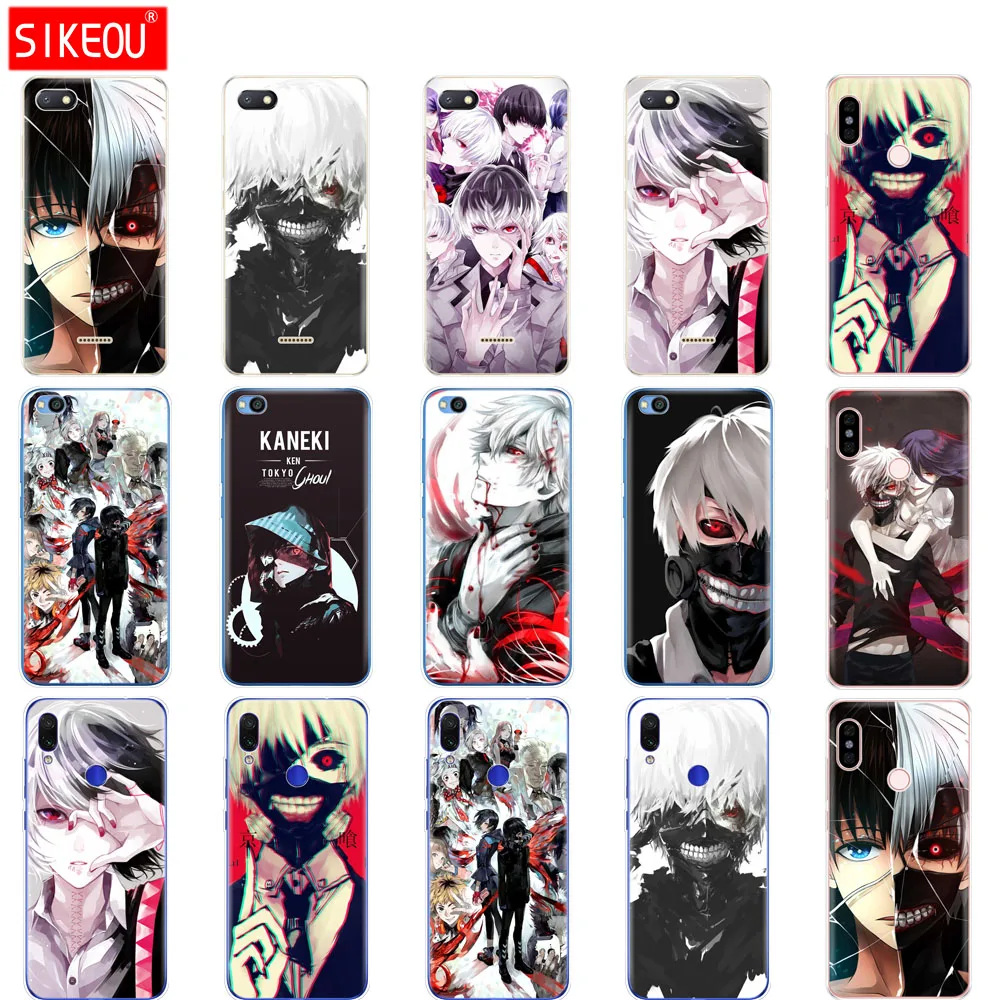 Custodia Per Redmi 6A 6 Pro Custodia Per Xiaomi Redmi Note 7 6 Pro Redmi Go Custodia Per Xiaomi Mi 9 Se Anime Tokyo Ghoul Kaneki Ken