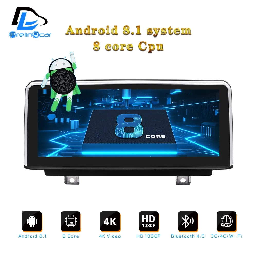 Sale android 8.1 8 core IPS radio gps navigation multimediea For BMW 3 F30 2013-2018 NBT EVO system 10.25 inch auto dvd player 2