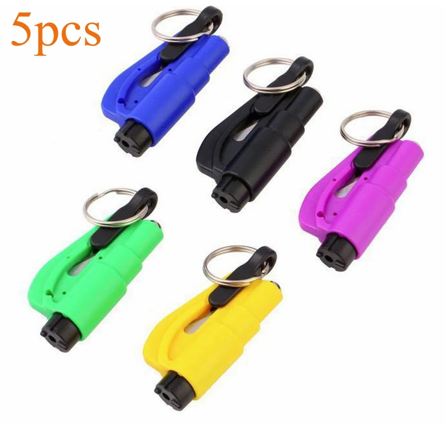 5 Pieces Car Auto Mini Safety Glass Window Breaking Hammer Emergency