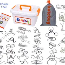 36 шт./компл. IQ Металл распутывания Провода головоломка магический Логические игры для взрослых детей