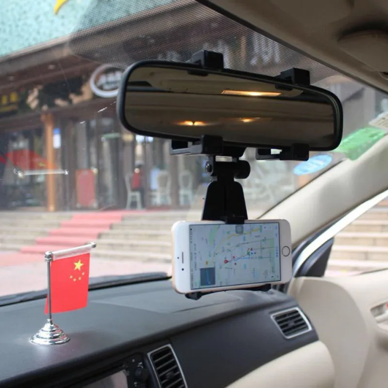 

1PCS Car Rearview Mirror Gps Bracket Navigator Mobile Phone MP4 Recorder Support Holder Clip Automobile Interior Accessories