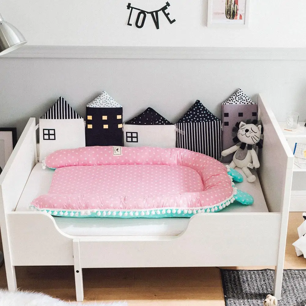 Детская кровать из хлопка, переносная люлька, складные детские кроватки для новорожденных, детская колыбель, детская кроватка, детская кровать, люлька