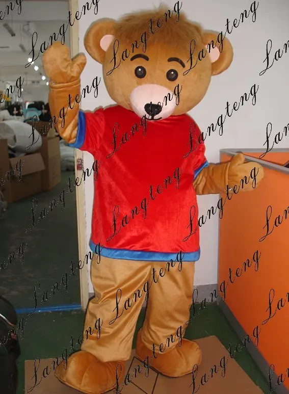 New Teddy Bear Cartoon Character Costume Cosplay Mascot Custom Products Custom-made(s.m.l.xl.xxl) Free Shipping