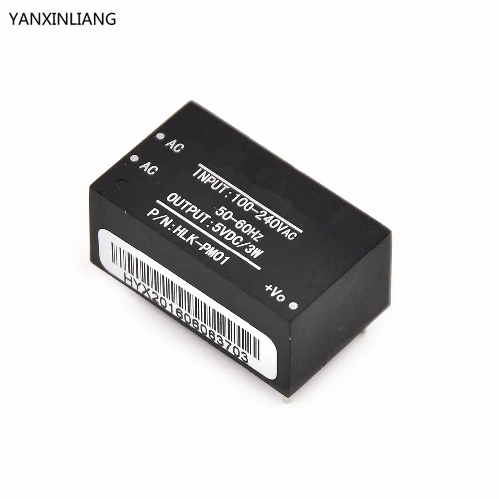 

1pcs HLK-PM01 AC-DC 220V to 5V mini power supply module,intelligent household switch power supply module