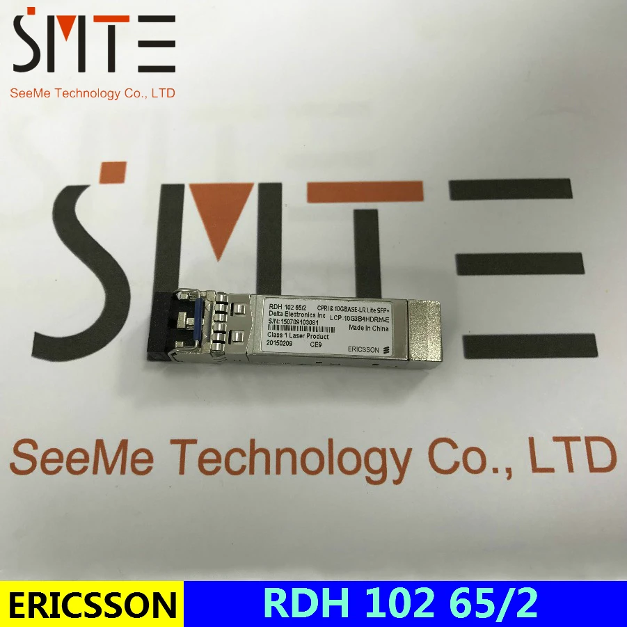 

ERICSSON LCP-10G3B4HDRM-E RDH 102 65/2 CPRI & 10GBASE-LR Lite SFP+ Delta Electronics Inc CE9 optical transceiver