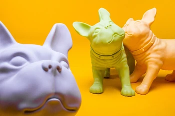 

Six Color Plastic French Bulldog / Dog Mannequin Model For Display