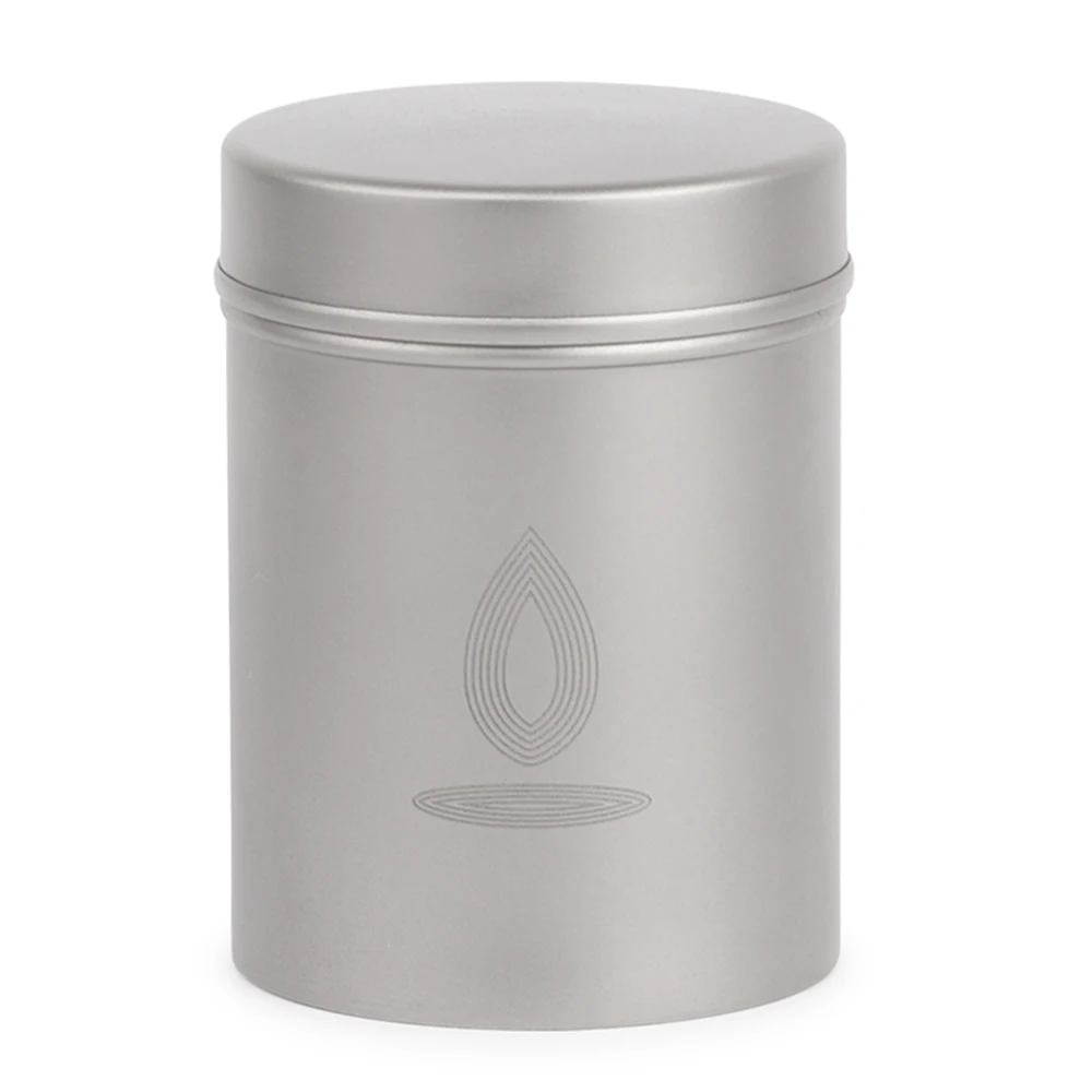 

Outdoor Portable Camping Waterproof Titanium Container Tin Storage Case for Tea Coffee Beans Cigarette Outdoor Tableware