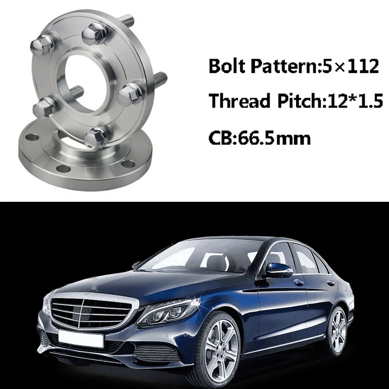 2 шт. 5x112 66.5CB Центральная распорка колеса концентраторы M12* 1,5 болты для Benz C Class W202 W203 SLK R170/171 класс W168 E Class W210 W214