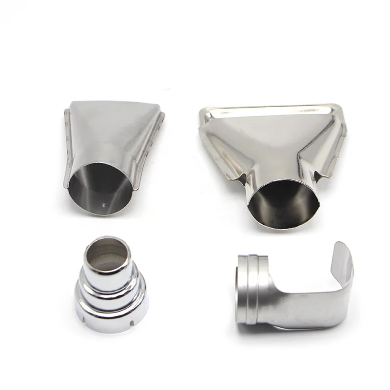 4Pcs/lot Heat Gun Nozzles Muzzle Flat Pagoda Shape Bend Type Dia 33mmin Heat Guns from Tools on