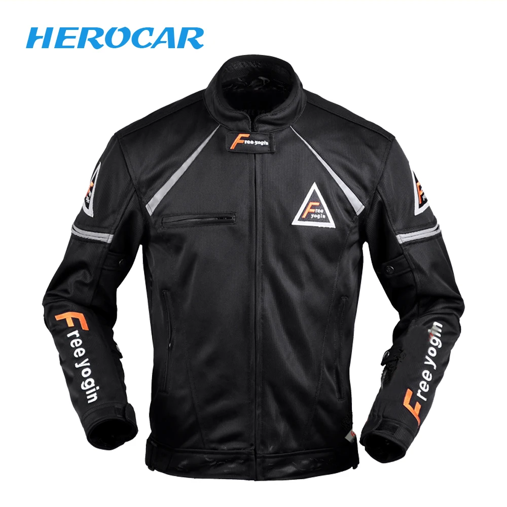 

New Motorcycle Jackets Men Chaqueta Moto Jacket Summer Breathable Motorbike Motocross Biker Riding Jacket Motorcycle Body Armor