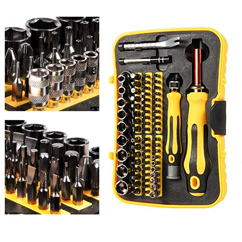 KALAIDUN Screwdriver Set 70 In 1 Torx Bit Sets Precision Multifunction Repair Hand Tool Kit For Mobile Phone PC Cameras Watches7