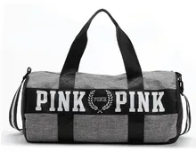 Bolsos mujer Mode femmes sac à bandoulière et sacs Polochons Toile Fille Rose VS Secret de luxe paquets sacs de voyage poche