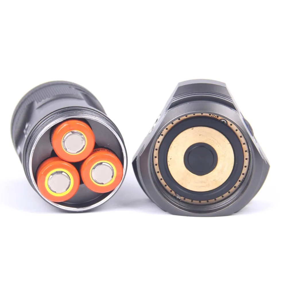 Светодиодный фонарик Manker MK34 8000 люмен 12x Cree XPG3 / 6500LM Nichia 219B 219C LED + 3x High Drain 2600 мАч 18650