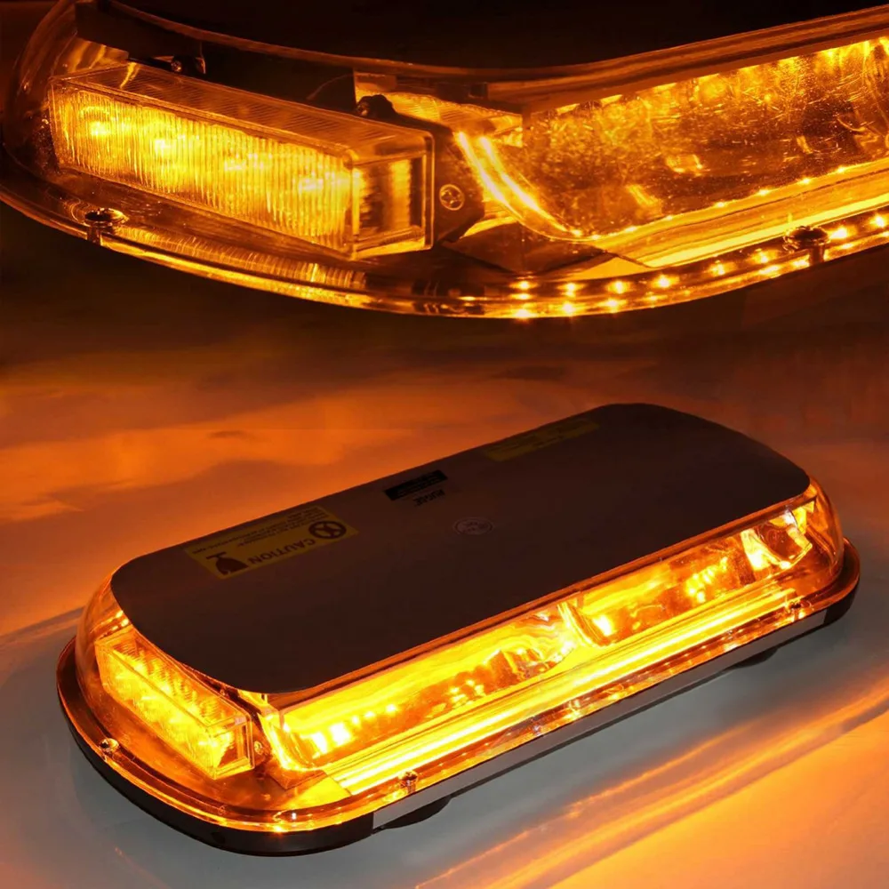 44 LED Emergency Warning Flashing Car Truck LED Top Roof Mini Bar