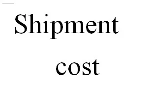

Extra shipment cost not a real product for order No. 8117258457077819