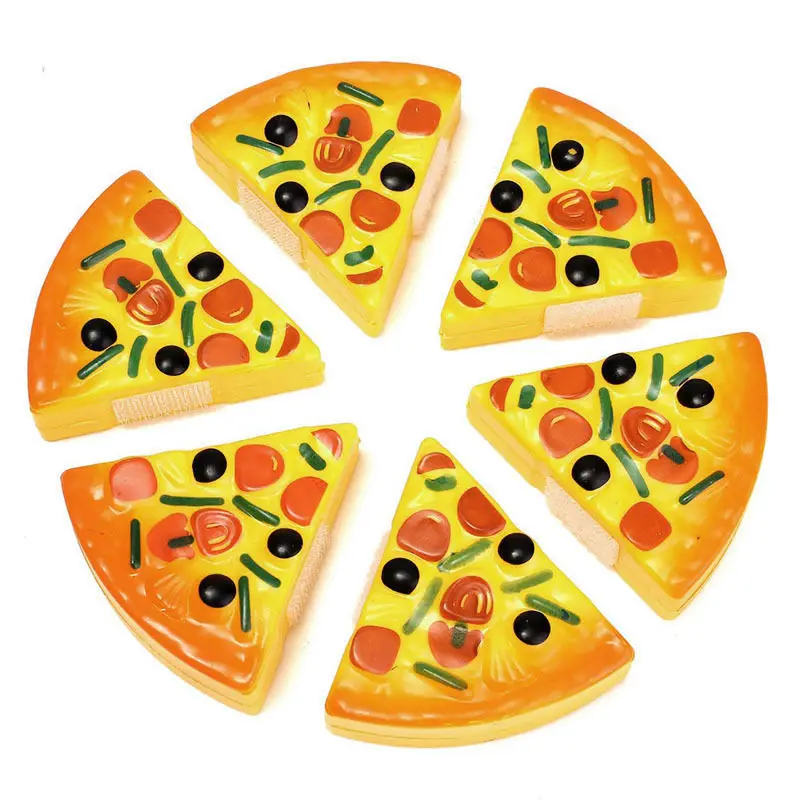 Популярная новинка 2019 6 штук Детские кусочки пиццы Toppings притворяться что ужин