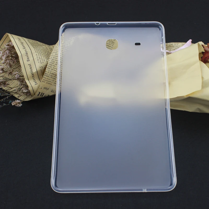 

Soft TPU Transparent Matte Cover Case For Samsung Galaxy Tab E 9.6 SM SM-T560 SM-T561 9.6" tablet back shell clear back cover