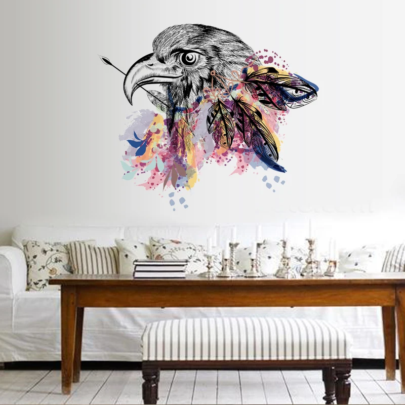 Милая сова стикер для гостиной Съемный Home Decor настенные панно спальни стены