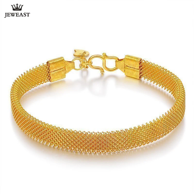 24k solid gold bangles