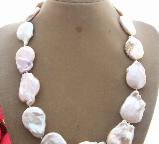 

FREE SHIPPING>>>@@> huij 004107 Natural Pink pear Keshi Pearl Necklace -Bride jewelry free shipping