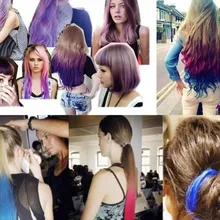 Топ 4 цвета/набор порошок для волос Мел Краска для волос Мягкая пастель Салон Цвет Волос Мелки Мода Рождество Diy временный