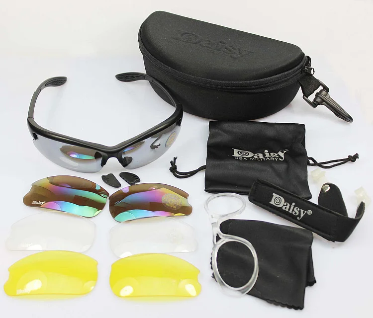 Daisy U S military tactical C3 protective glasses goggles impact resistant sand