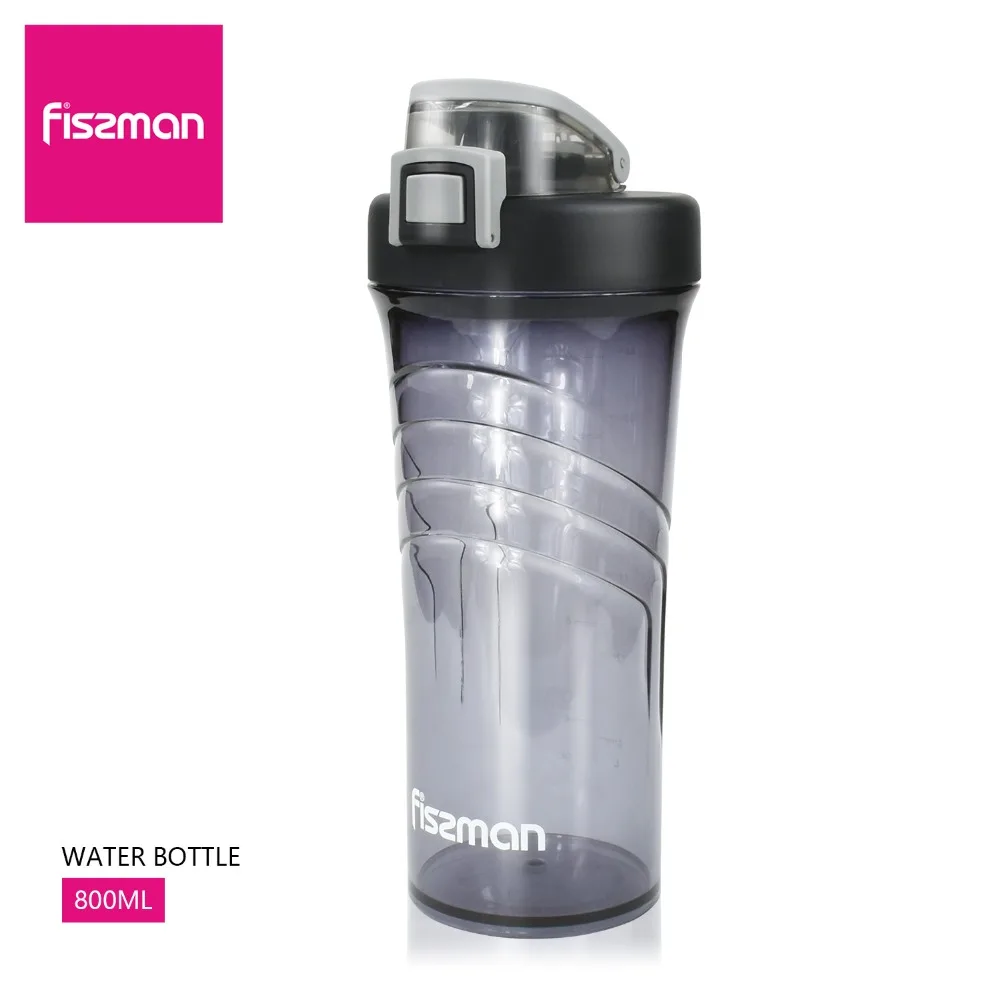 

FISSMAN 800ml 28oz Sports fitness protein shaker Hiking Climbing Camp Portable large capacity Water Bottle botella de agua