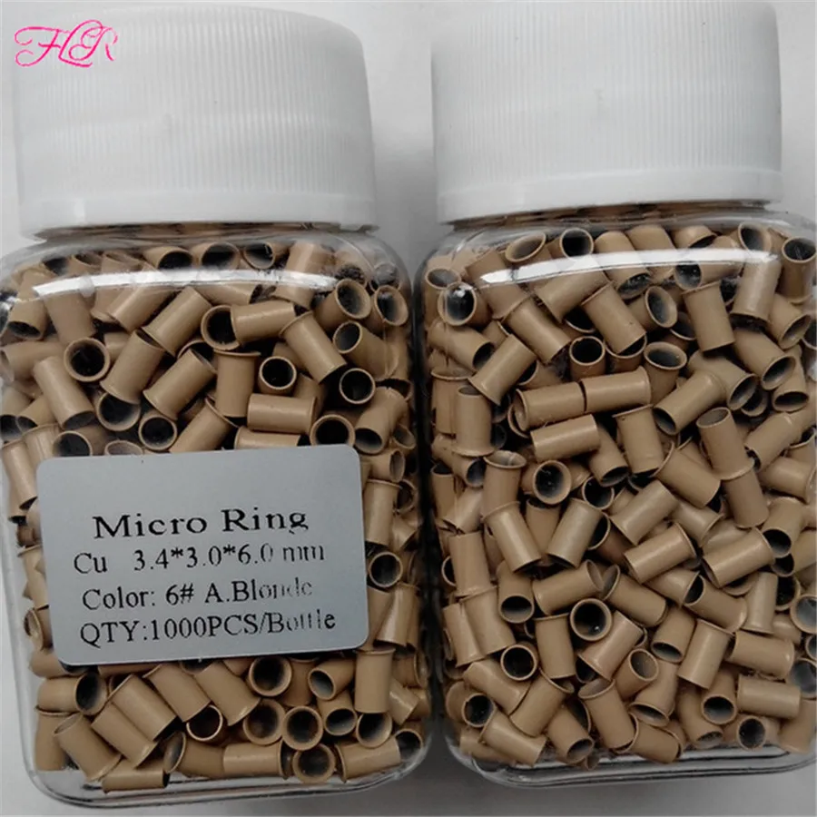 7000 шт. микро кольцо для наращивания волос 3 4x3 0x6 0 мм|copper micro rings|micro ringmicro link beads |