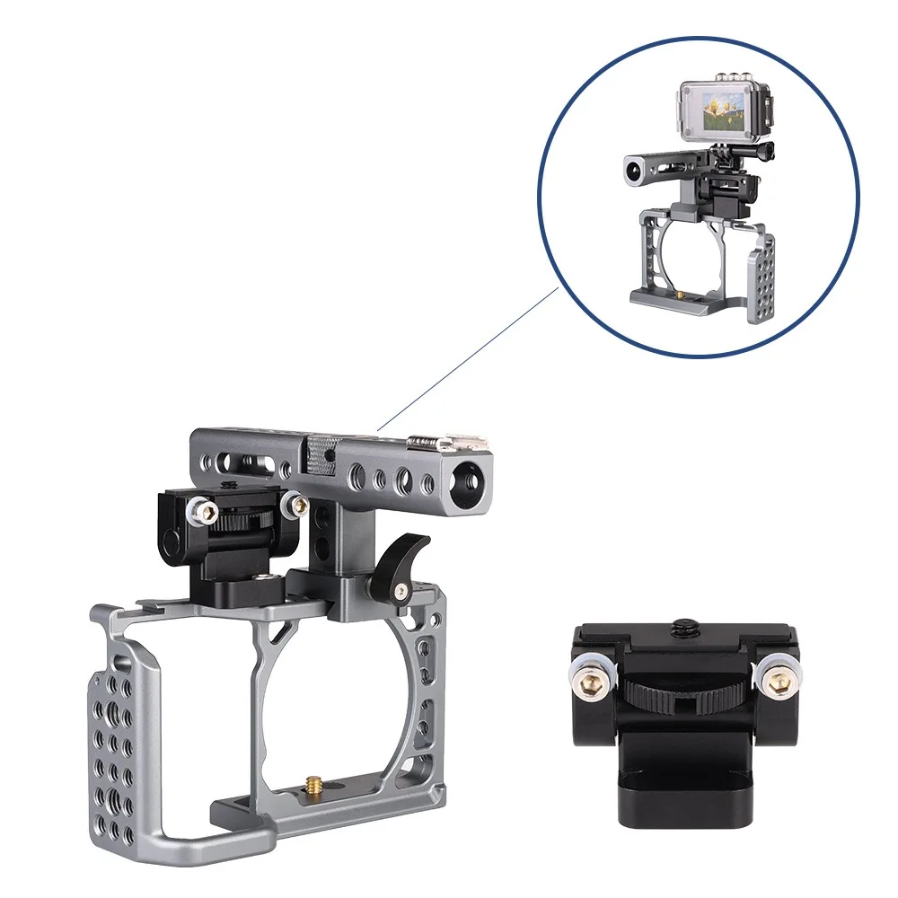 

Camera Cage Rig Monitor Holder Mount Bracket Universal Video Light Adjustable Anti-Twist 180 Degree Tilt Pan Magic arm Stand