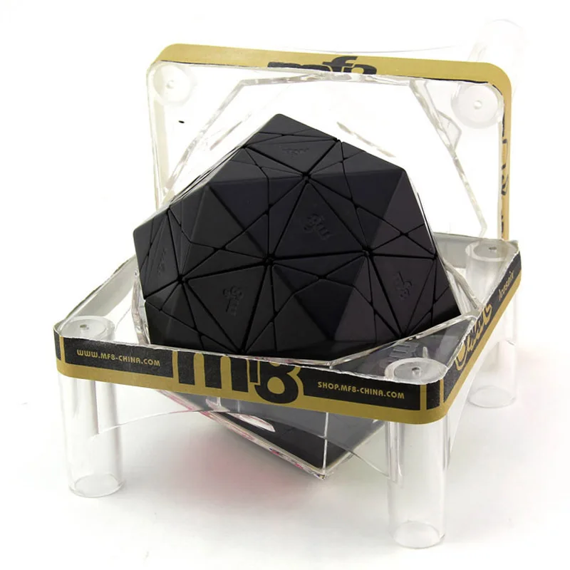 MF8 Icosahedron 1 номер черный мозговой Прорезыватель магический куб высокой сложности креативный пазл для взрослых для коллекции