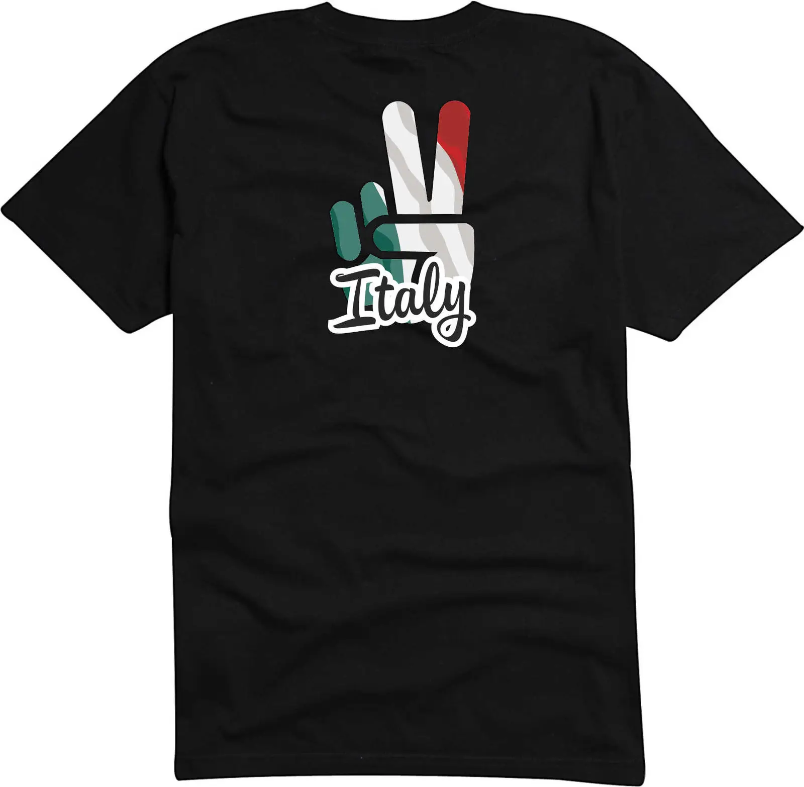 

T-Shirt Men - Flag - Italy - Victory T Shirt Men Short Sleeve Cotton T-shirt Mens Clothing Camisetas Tops Tee