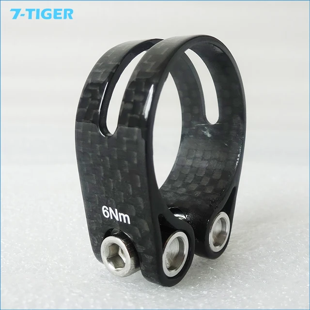 bicycle seatpost clamp carbon fiber bike parts seat pole clamps 34.9mm