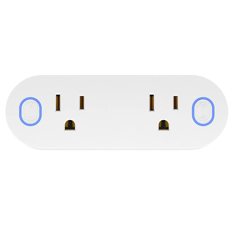 

FUNN-Newest US Plug Smart Wifi Plug Wireless Timer Switch 16A Power Outlet Socket Remote Controller voice control(us plug)