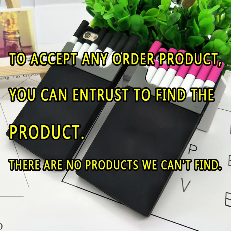 Customize various products For iPhone For Samsung Phone case wholesale Double C C DIY For iPhone 5 5s 6 6s 7 8 X cigarette case